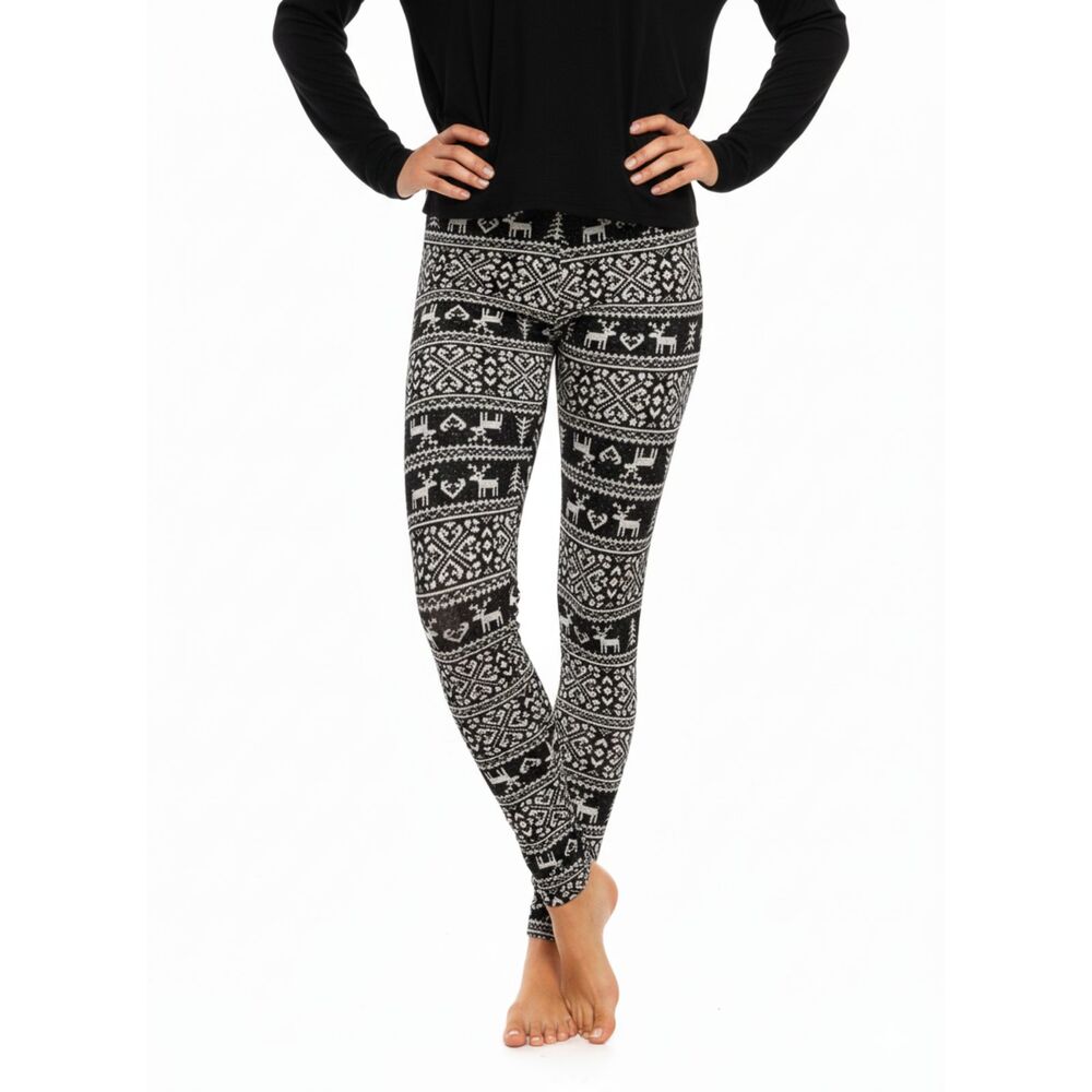 Justify Festive Christmas Themed Leggings LG